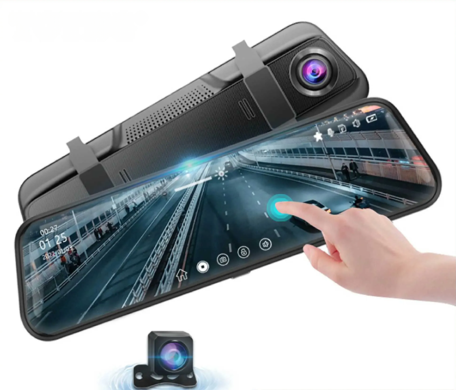 Yeni Nesil 10 İnç Full HD Çift Kameralı Akıllı Dikiz Aynası